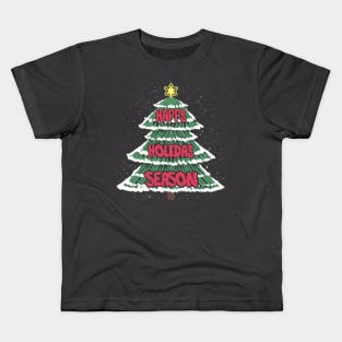 happy holiday season Kids T-Shirt